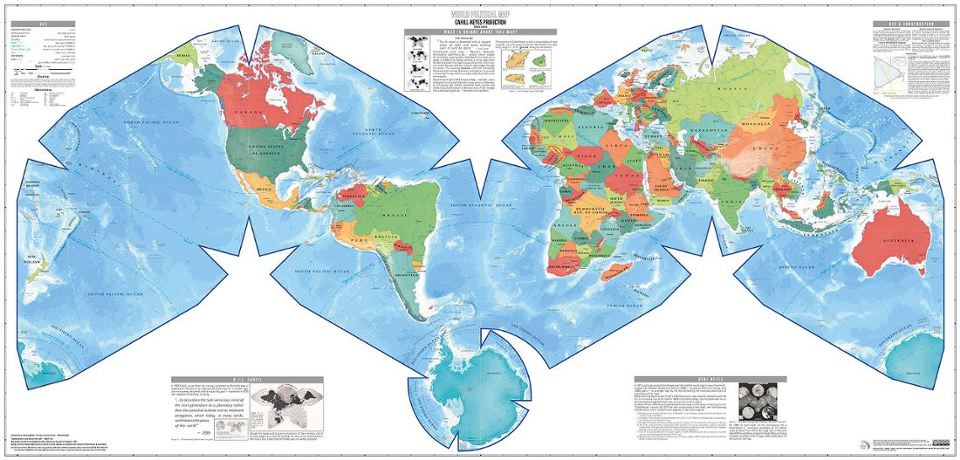 Cahill-Keyes, Duncan Webb wall map