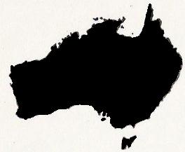 Australia, equal-area distortion