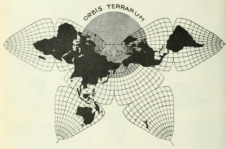 Cahill's original 1909 Butterfly Map