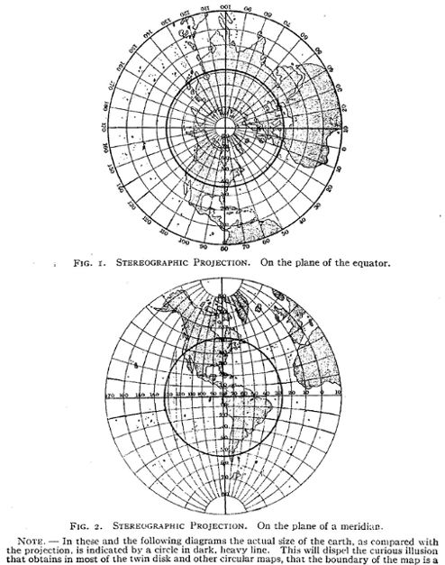 Fig. 1-2, Stereographic Projection