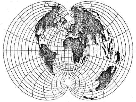 Fig. 22, Whole world on Polyconic Projection