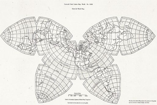 World Map 1914. 1914 Denoyer