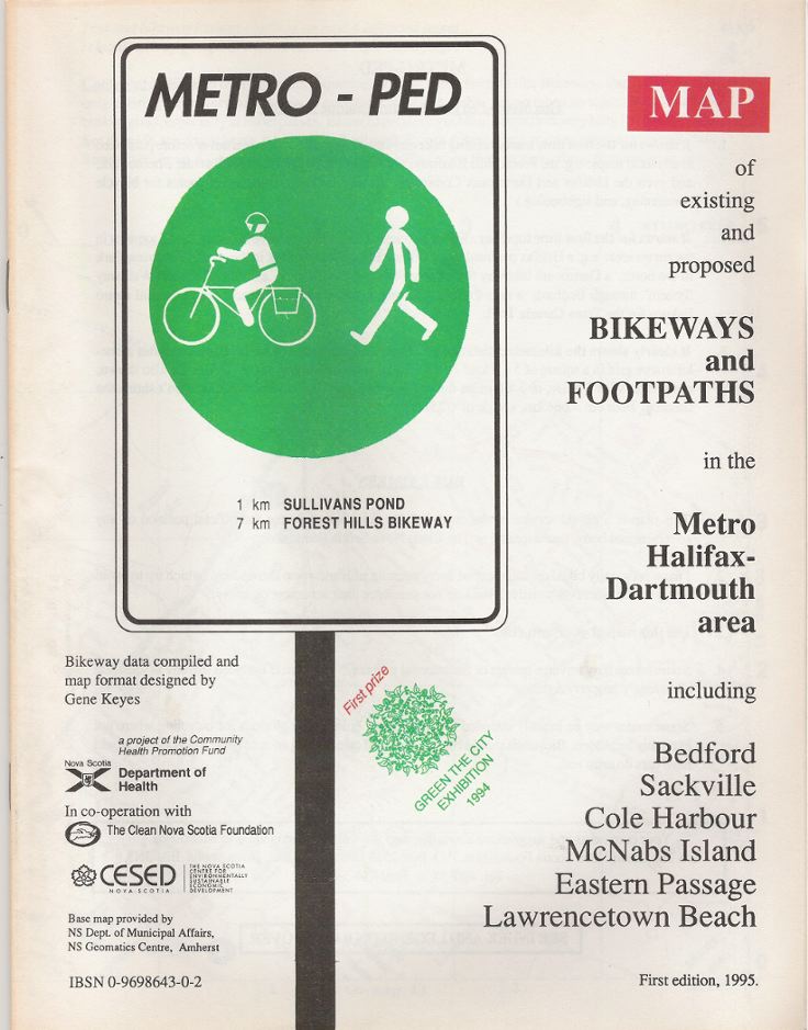 Metro-Ped bikeway map  cover