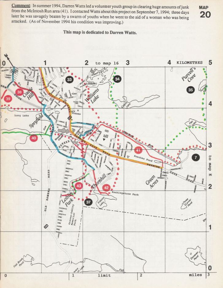 Metro-Ped bikeway map, p. 20