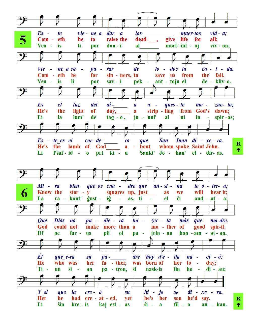 Riu verses 5 & 6