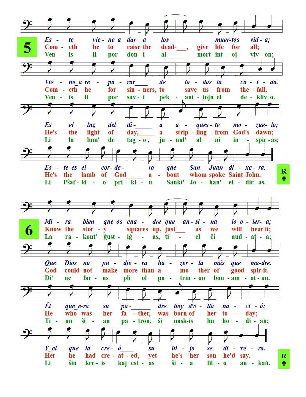 Riu verses 5 & 6