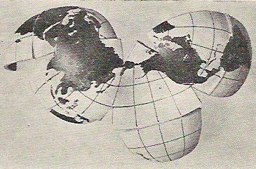 Cahill's ball globe, spreading out