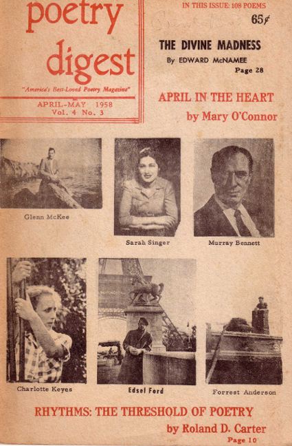 Poetry Digest April-May 1958, cover