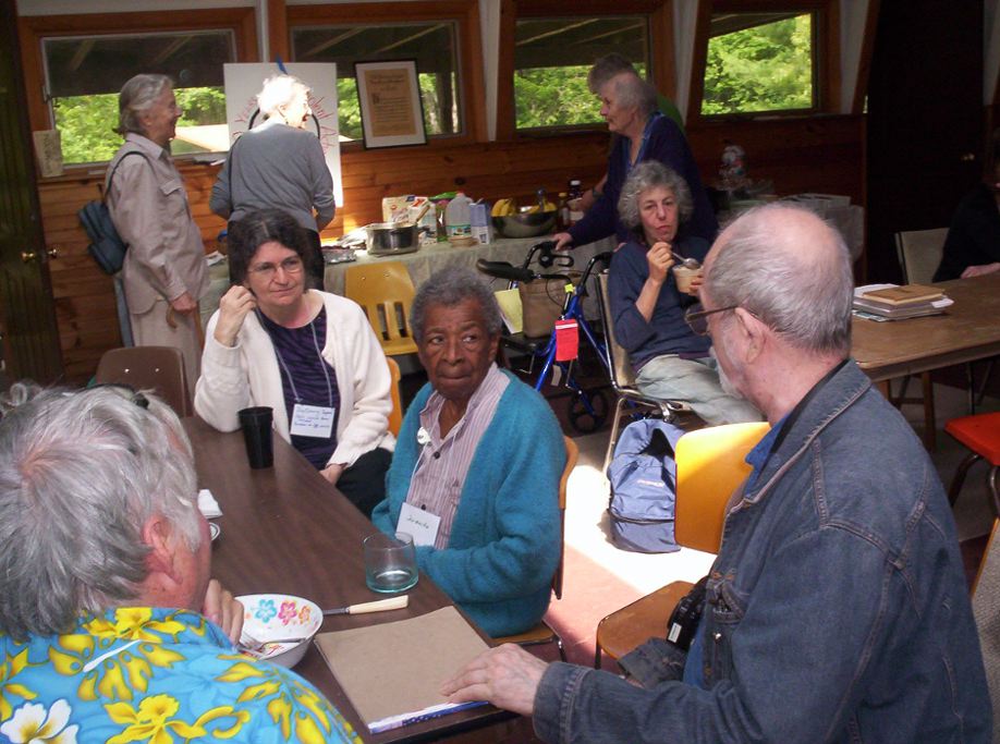 Barry [Bassin] Kade, David McReynolds, Juanita Nelson, DeCourcy Squire, Vicki Rovere.
