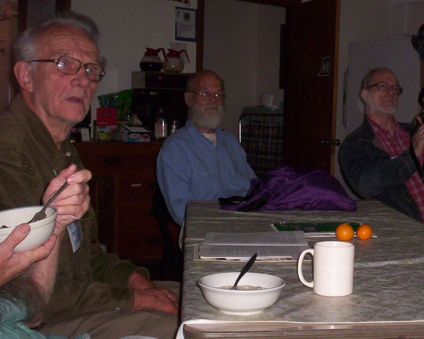 Bill Henry, Arthur Harvey, David McReynolds.
