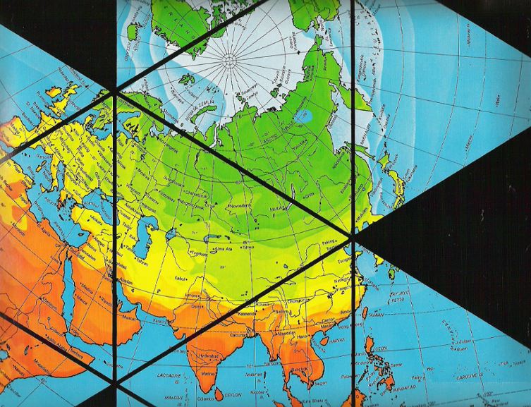 Dymaxion map, Bank of Nova Scotia edition, excerpt, full size