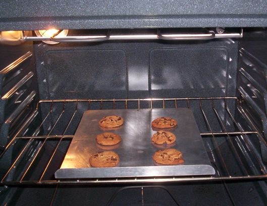 Moffat electric range oven door open