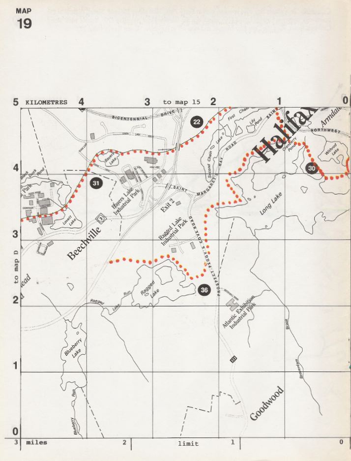 Metro-Ped bikeway map p.19