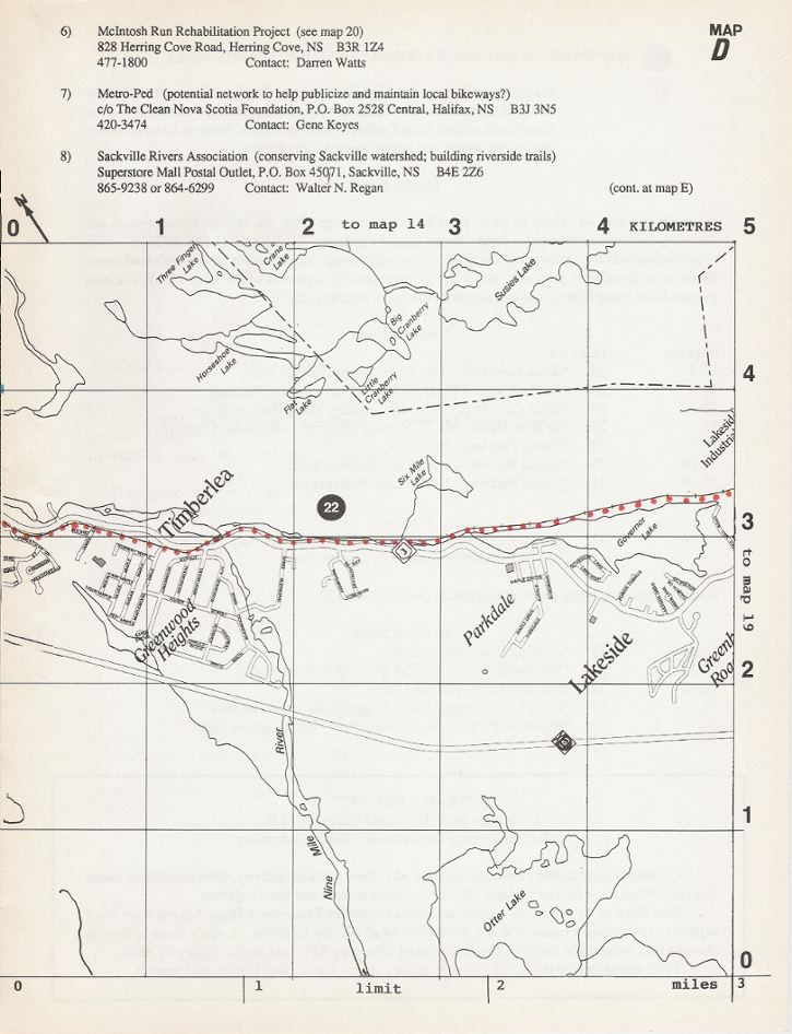 Metro-Ped bikeway Map D