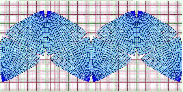 Cahill-Keyes 8-Octant Graticule