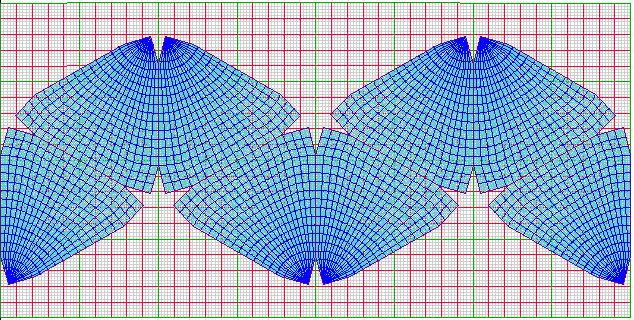 Cahill-Keyes 8-Octant Graticule