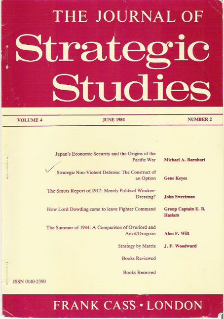 Journal of Strategic Studies, cover